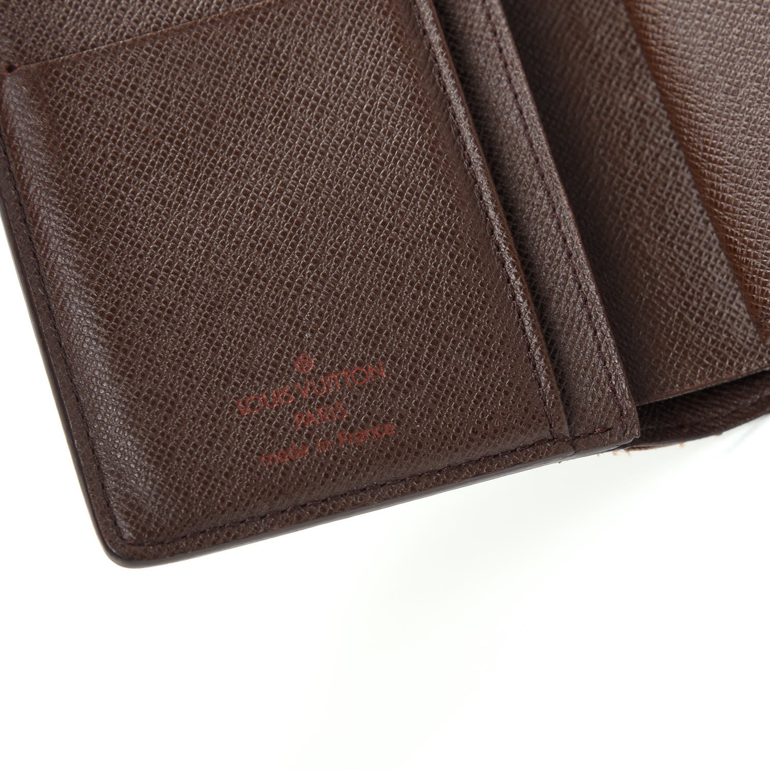 Louis Vuitton Damier Ebene French Purse Wallet 6 of 10