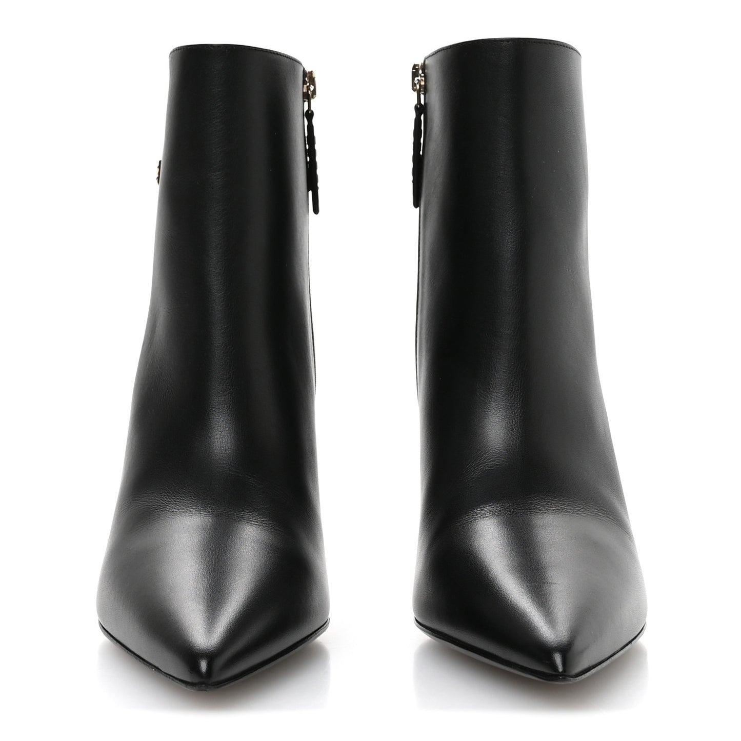 Calfskin Signoria Ankle Boots 36 Black