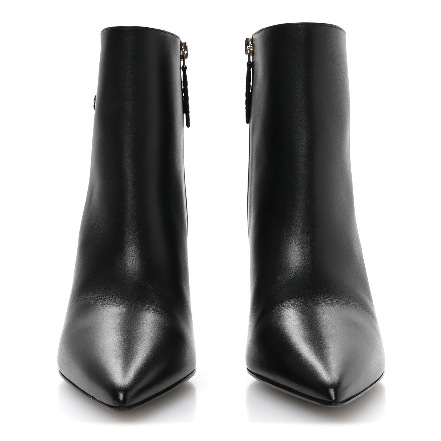 Gucci Calfskin Signoria Ankle Boots 36 Black 3 of 9