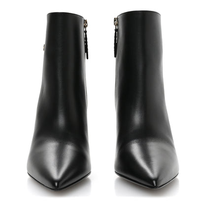 Gucci Calfskin Signoria Ankle Boots 36 Black 3 of 9