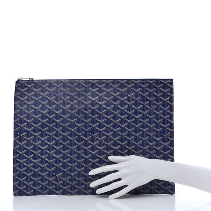 Goyard Goyardine Senat Pochette GM Navy 2 of 9
