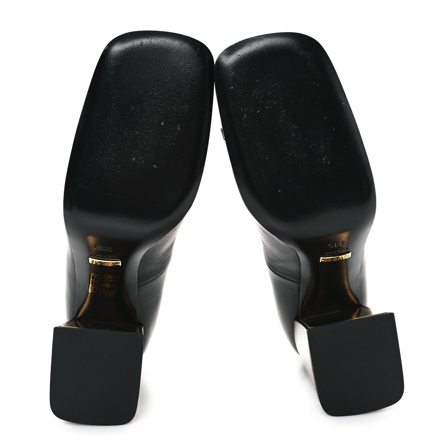 Gucci Malaga Kid Horsebit 75mm Pumps 39.5 Black 6 of 9