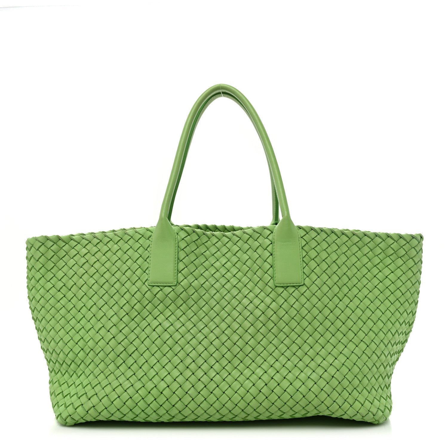 Bottega Veneta Nappa Intrecciato Tote Bag Green 1 of 15