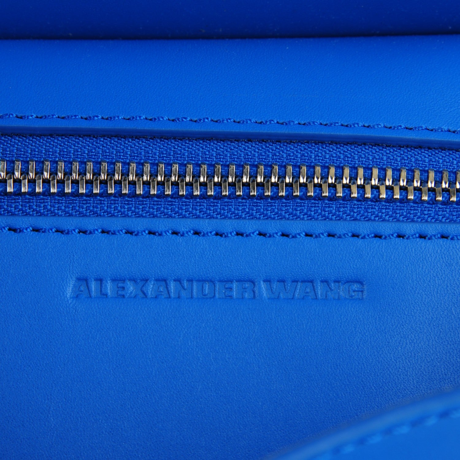 Alexander Wang Calfskin Small Marion Air Force Blue Black Nickel Hardware 6 of 8