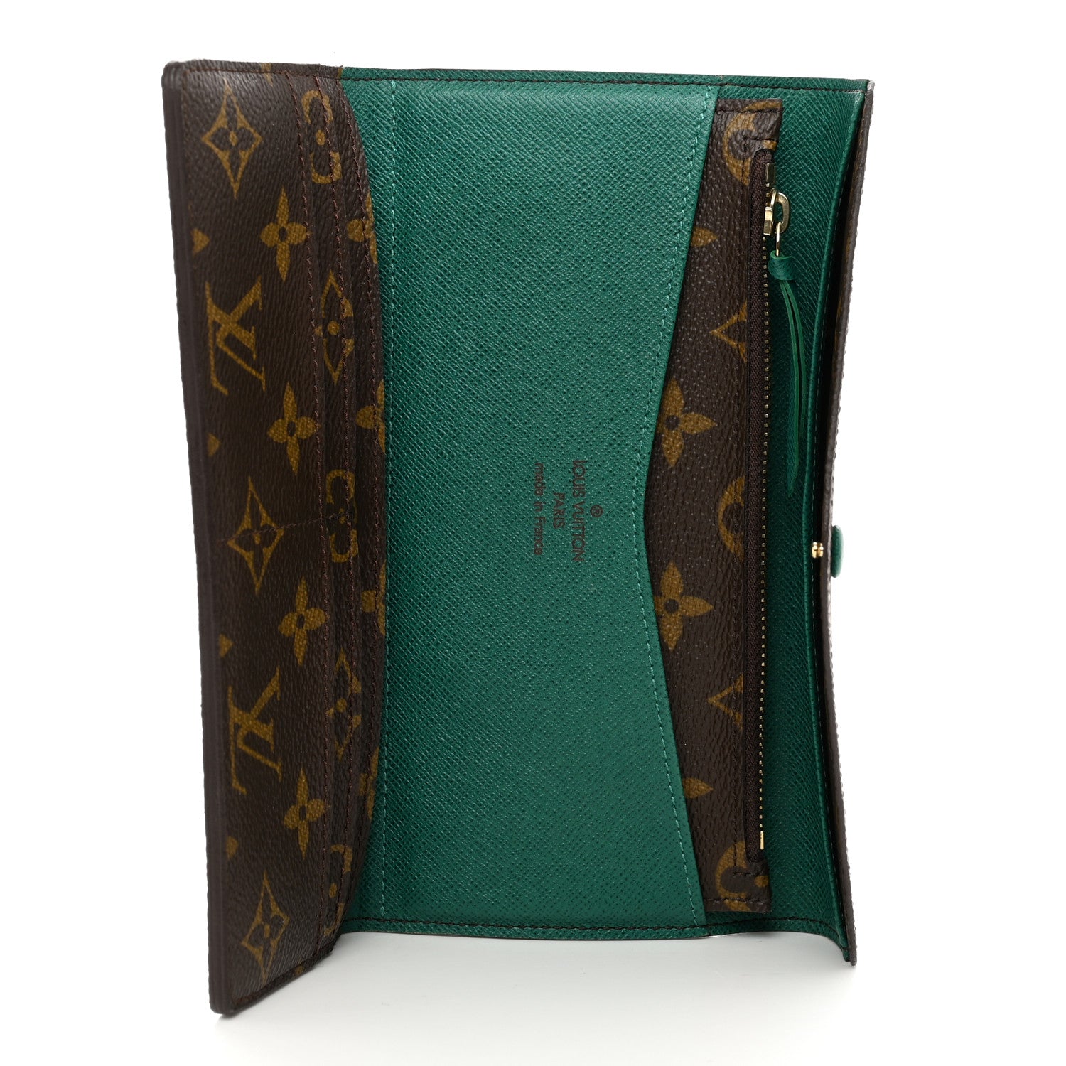 Louis Vuitton Monogram Emilie Wallet Vert 5 of 8