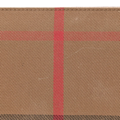Burberry Calfskin House Check Elmore Zip Around Wallet Tan 11 of 11