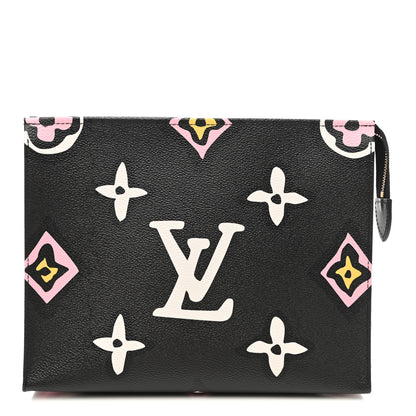 Louis Vuitton Monogram Giant Wild At Heart Toiletry Pouch 26 Black 1 of 7