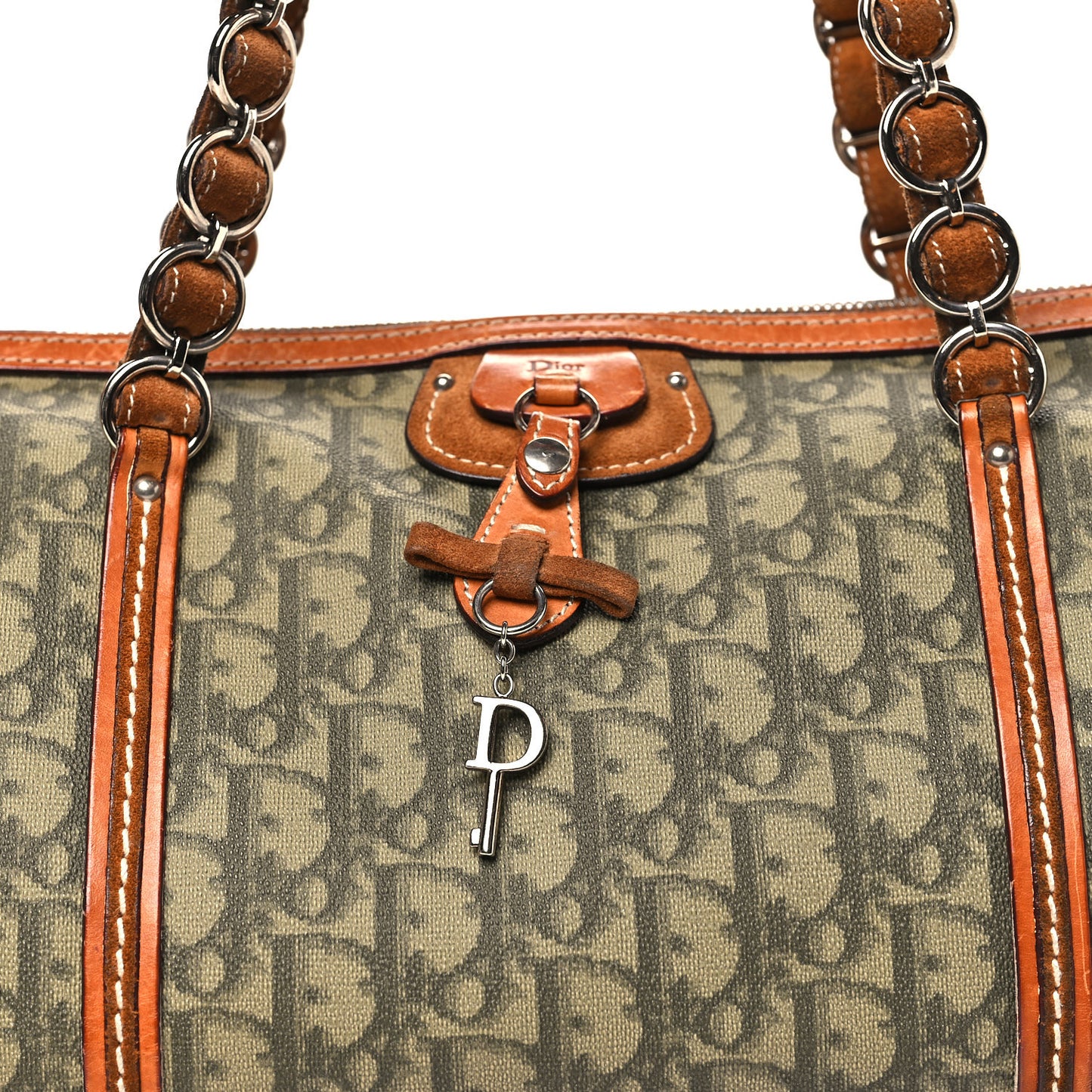 Monogram Trotter Romantique Boston Bag Green