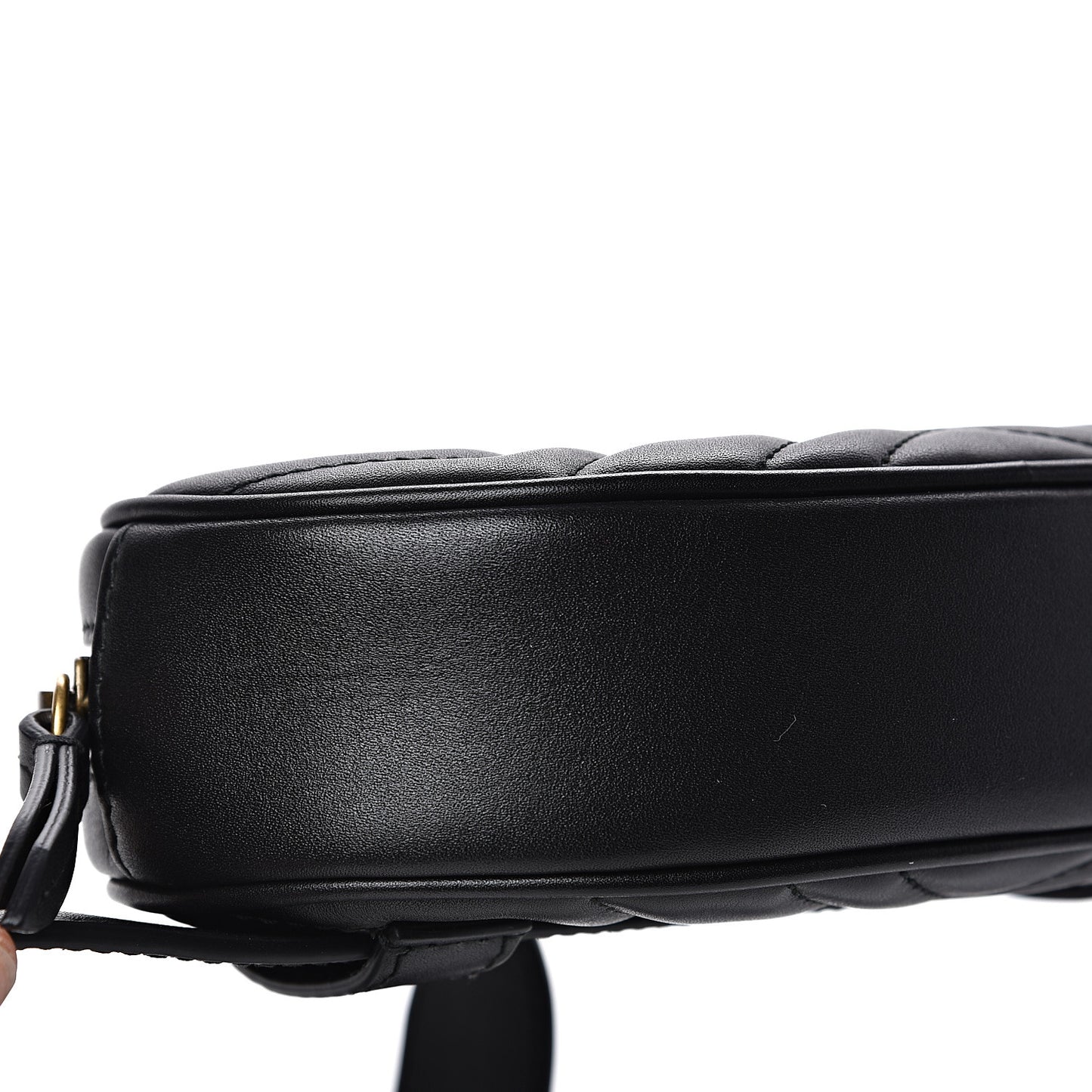 Calfskin Matelasse GG Marmont Belt Bag 85 34 Black