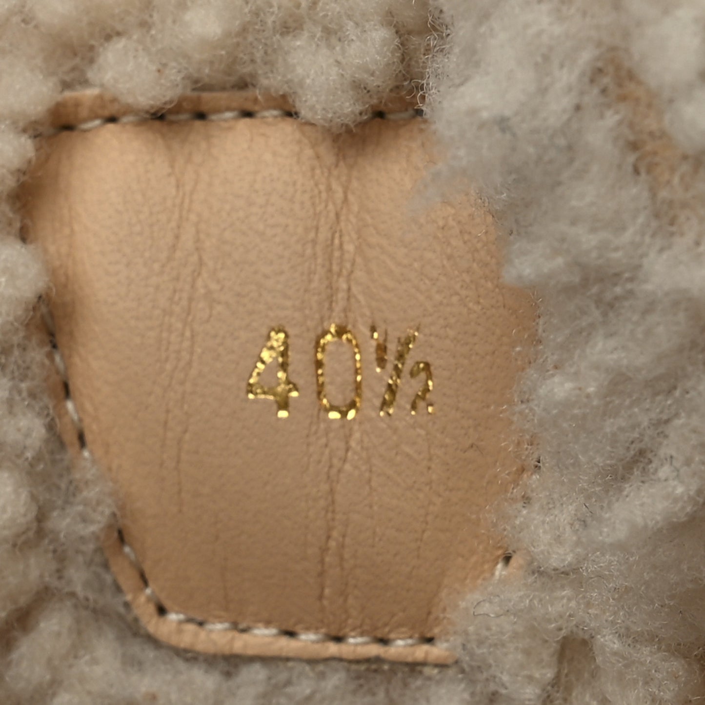 Suede Shearling Fun Vierissima Flat Sneakers 40.5 Atlas