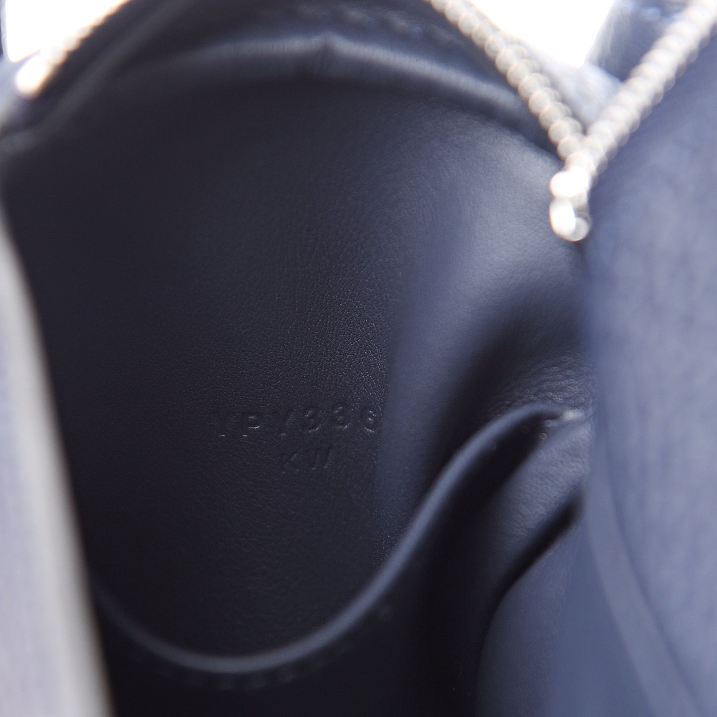 Taurillon Clemence Mini Lindy 20 Bleu Nuit