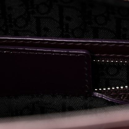Christian Dior Patent Cannage Large Lady Dior Violet Purple 7 of 10