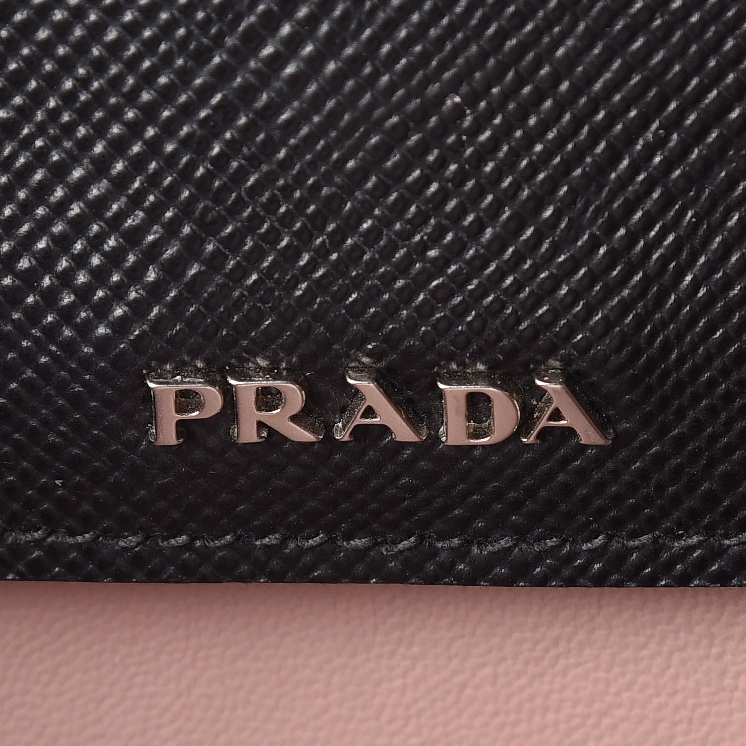 Prada Saffiano Cuir Medium Double Handle Tote Black Mughetto 10 of 11