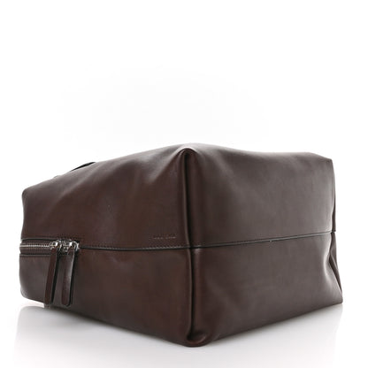 The Row Polished Saddle Calfskin Henri Bag Chestnut 4 of 9