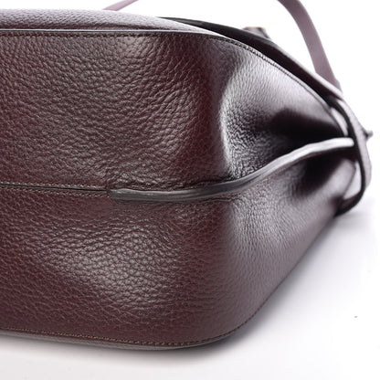 Mulberry Natural Grain Leather Amberley Satchel Oxblood 9 of 9