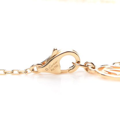 Cartier 18K Yellow Gold Diamond LM D'Amour Pendant Necklace 5 of 5