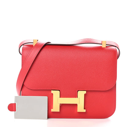 Hermes Epsom Constance 1-24 Rouge Casaque 3 of 12