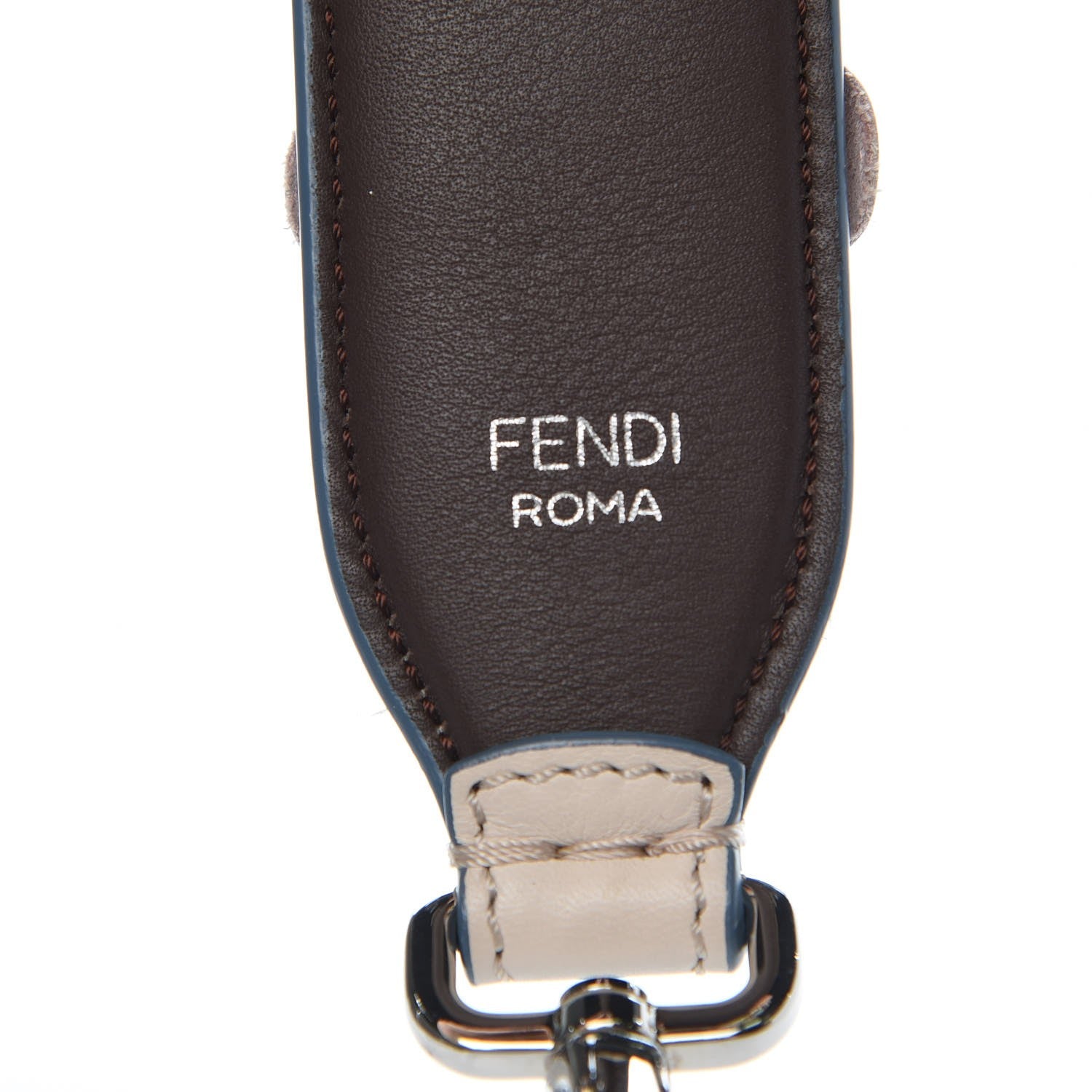 Fendi Vitello Dolce Flowerland Studded Strap You Camelia Moresco Multicolor 4 of 5