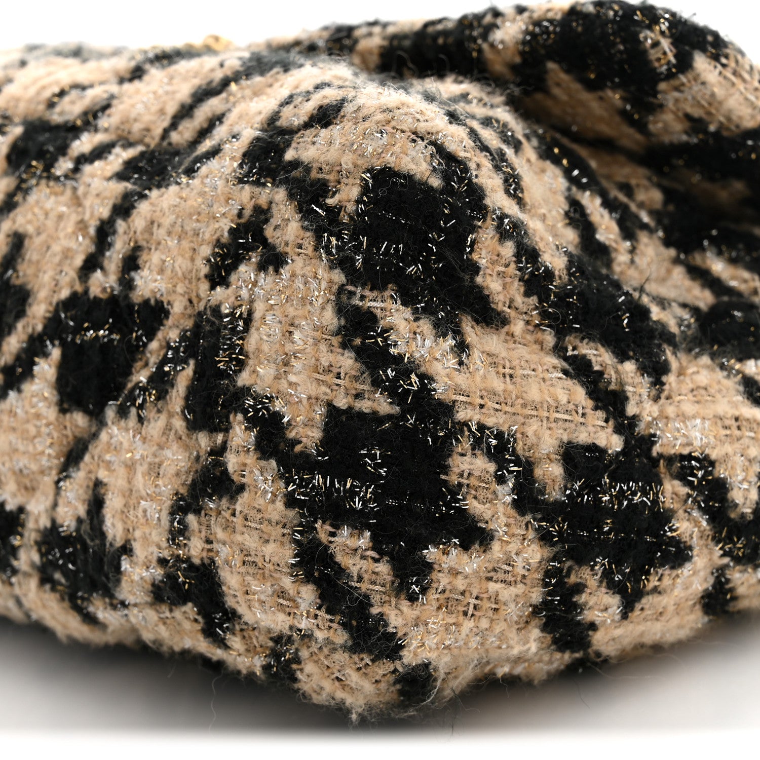 Chanel Tweed Maxi Chanel 19 Flap Beige Black 10 of 10