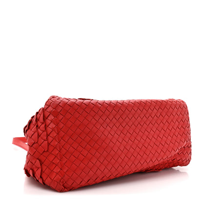 Bottega Veneta Nappa Intrecciato Ruffle Tote Red 4 of 14