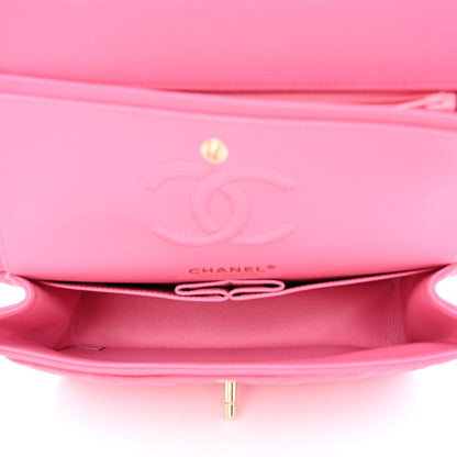 Chanel Caviar Quilted Small Double Flap Pink 5 of 10