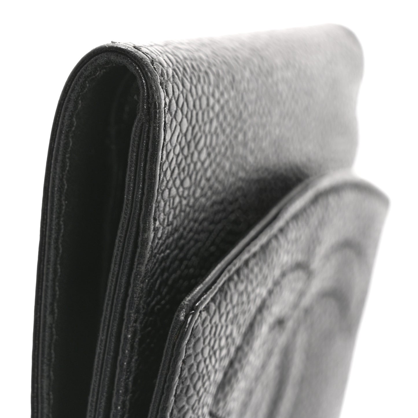 Caviar Timeless CC Flap Wallet Black