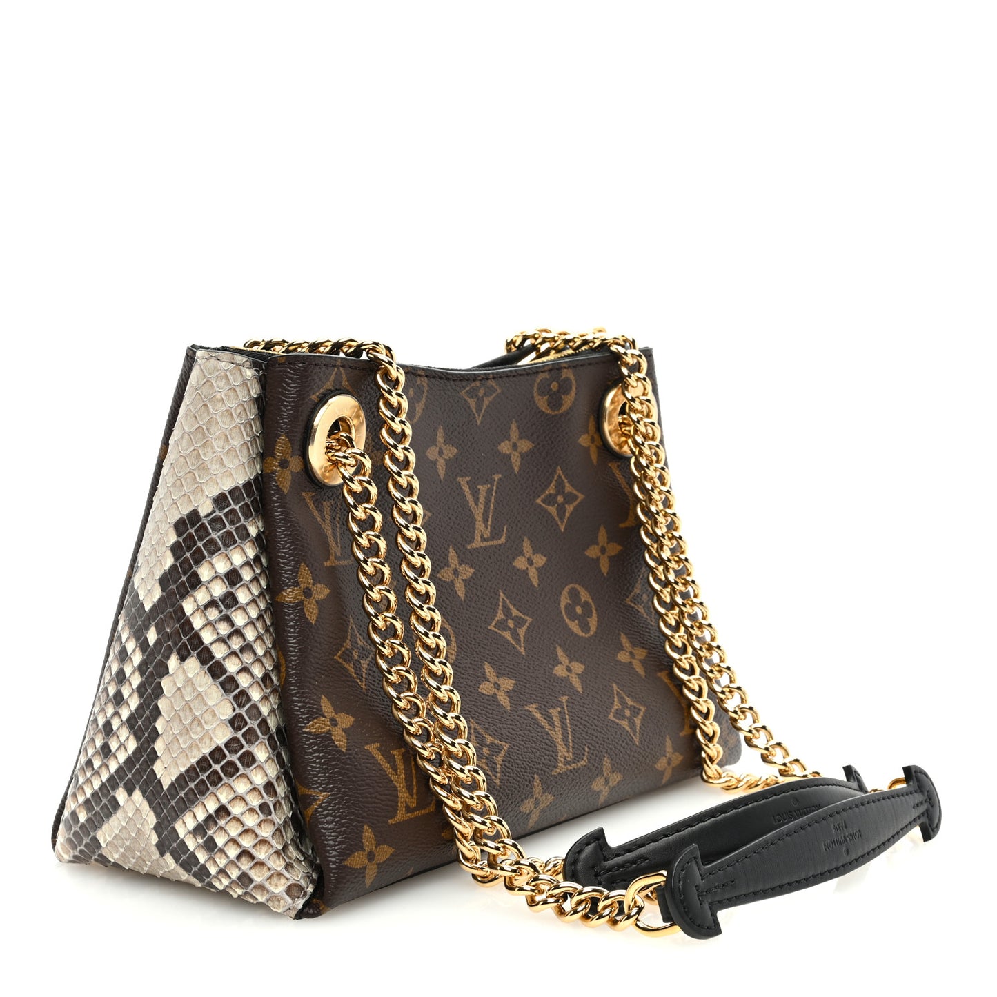 Monogram Snakeskin Surene BB Black