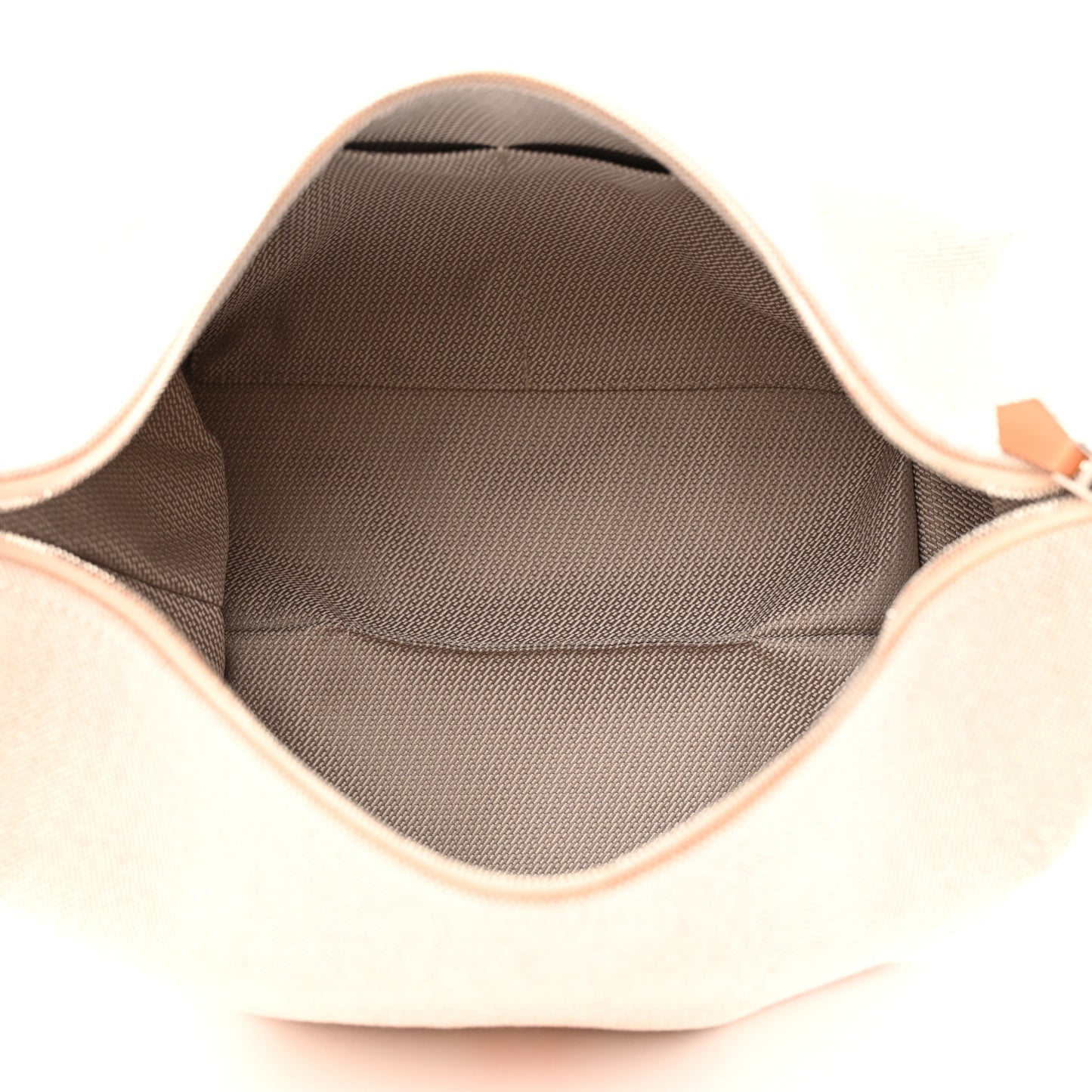 Canvas Large Bride-A-Brac Pouch Natural Orange