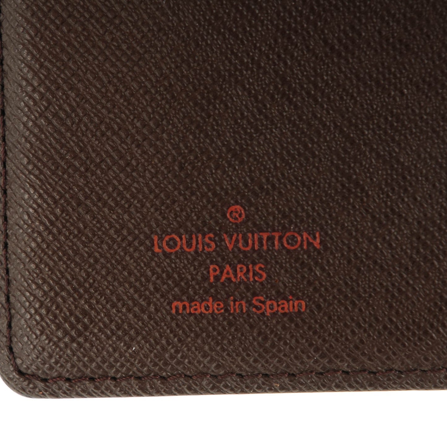 Damier Ebene Small Ring Agenda Cover