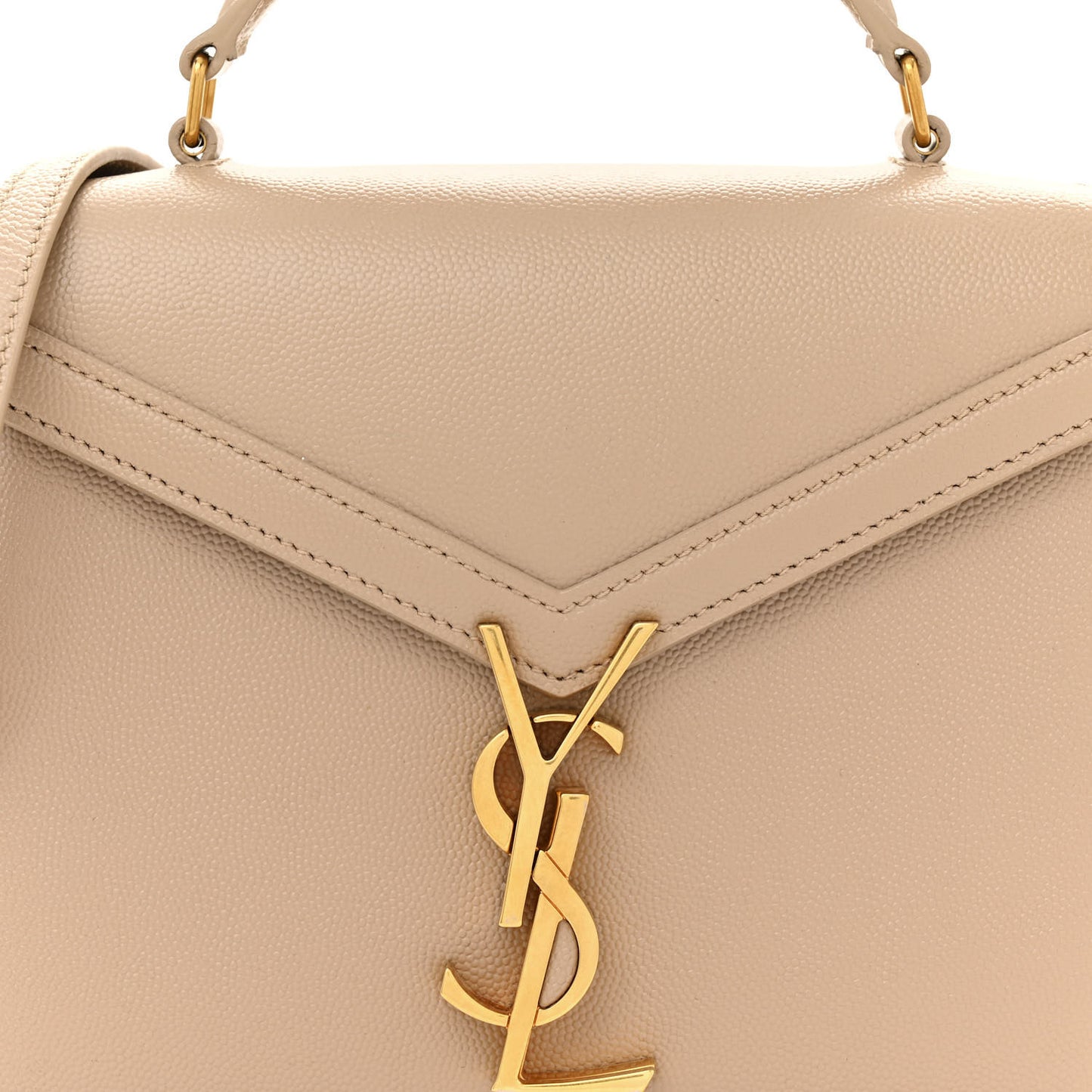 Grain de Poudre Mini Classic Monogram Cassandra Top Handle Beige