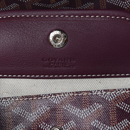 Goyard Goyardine Reversible Mini Anjou Burgundy 6 of 9