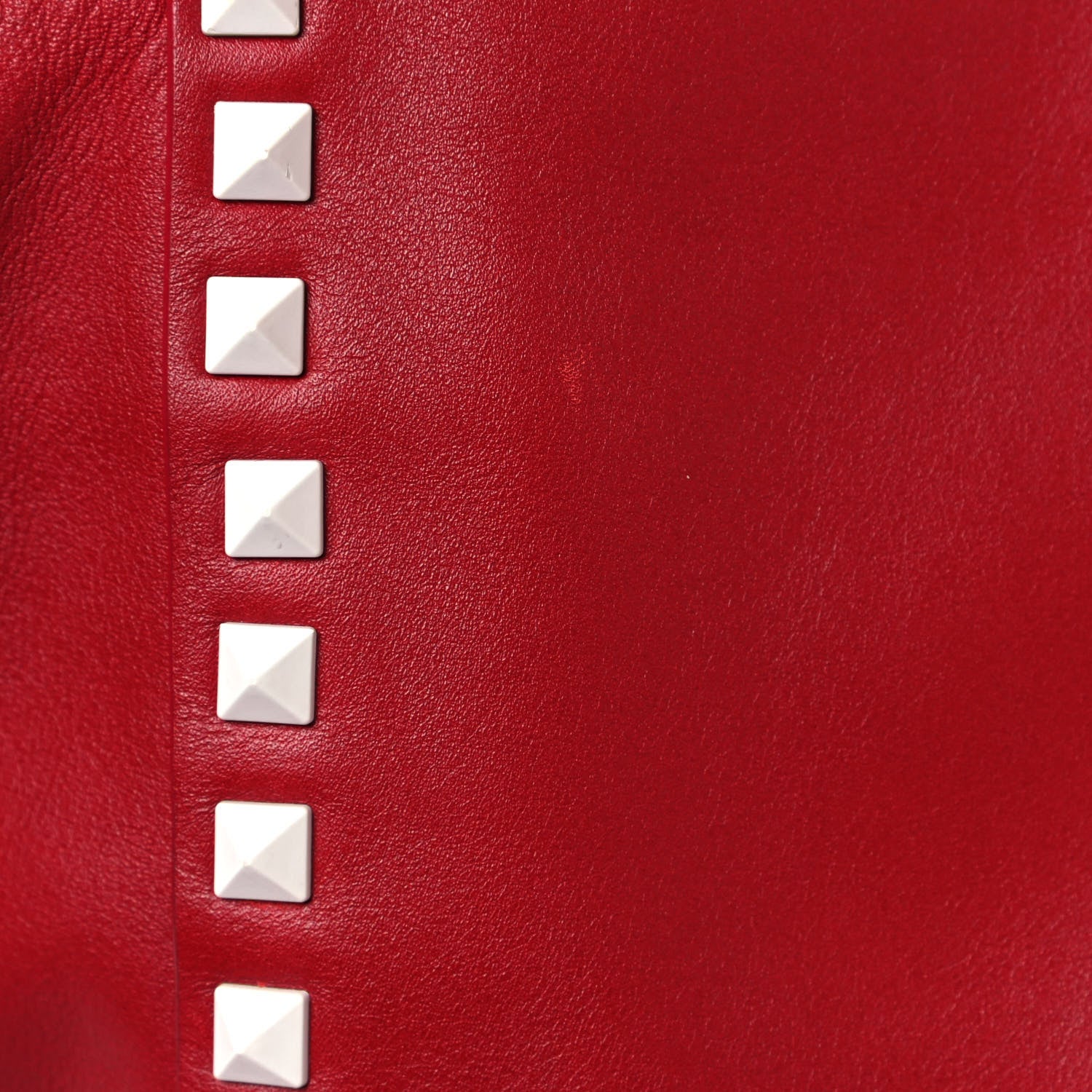 Valentino Garavani Vitello Colorblock Free Rockstud Tote Rosso Valentino White 13 of 16