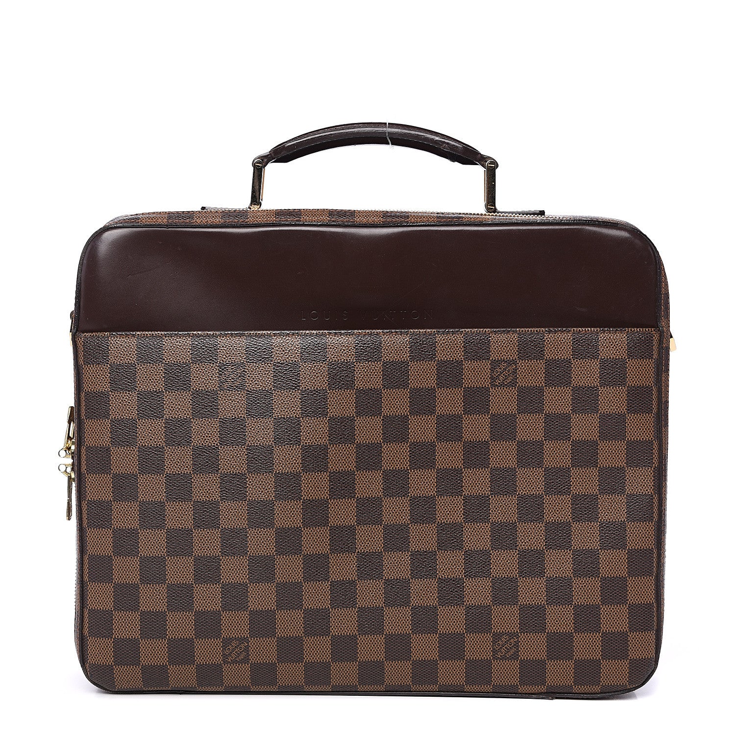 Louis Vuitton Damier Ebene Porte Ordinateur Sabana Computer Case 1 of 14