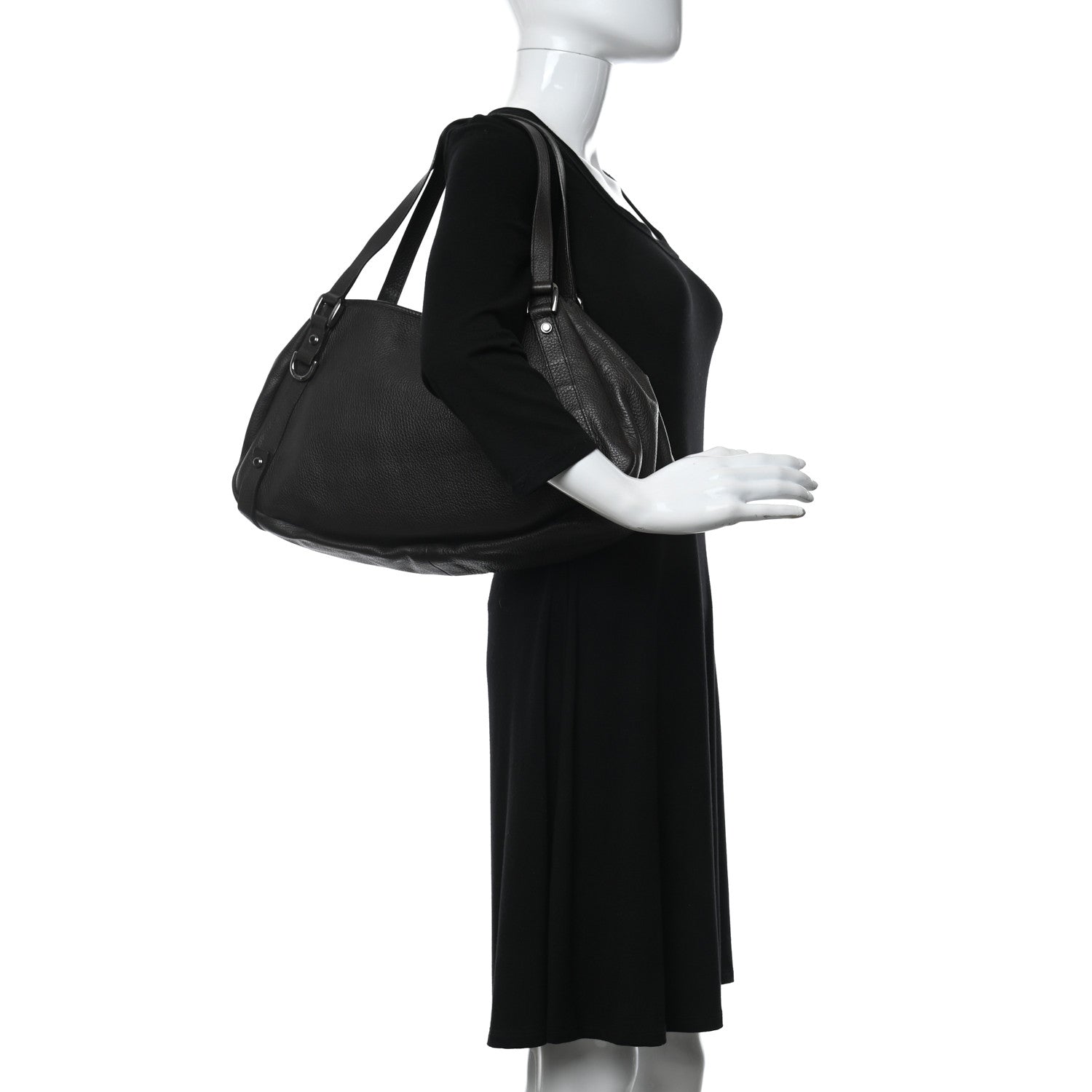 Gucci Calfskin Medium Abbey Shoulder Bag Dark Brown 2 of 10