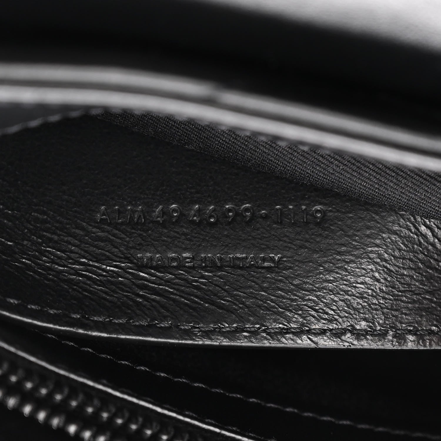 Saint Laurent Calfskin Y Quilted Monogram Monochrome Small Loulou Chain Satchel Black 7 of 10