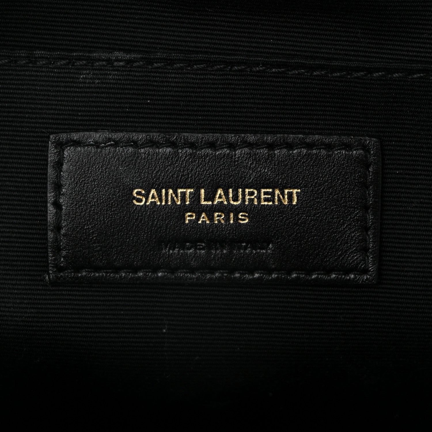 Saint Laurent Calfskin Matelasse Monogram Lou Camera Bag Black 6 of 10