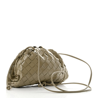 Bottega Veneta Patent Intrecciato The Mini Pouch Travertine 2 of 10
