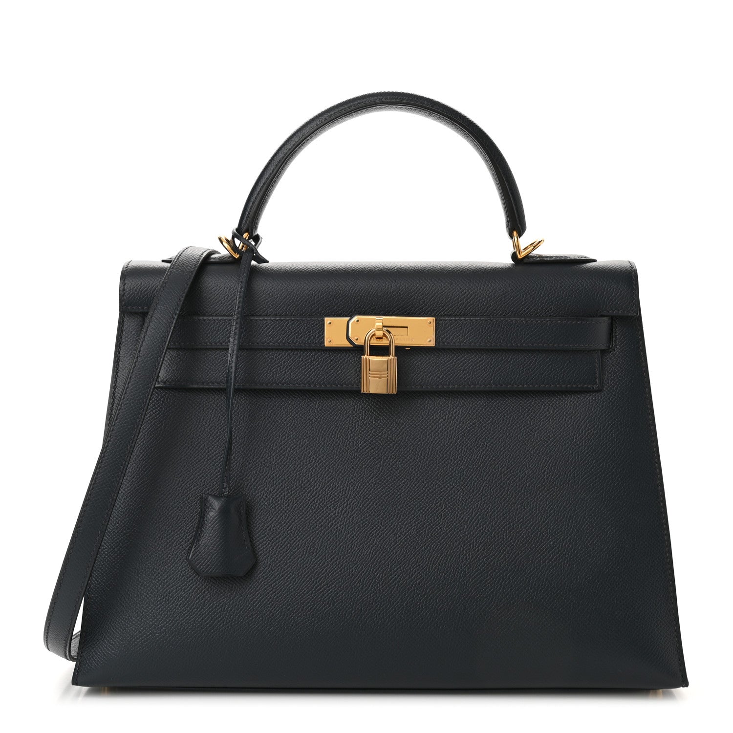 Hermes Courchevel Kelly Sellier 32 Bleu Marine 1 of 10