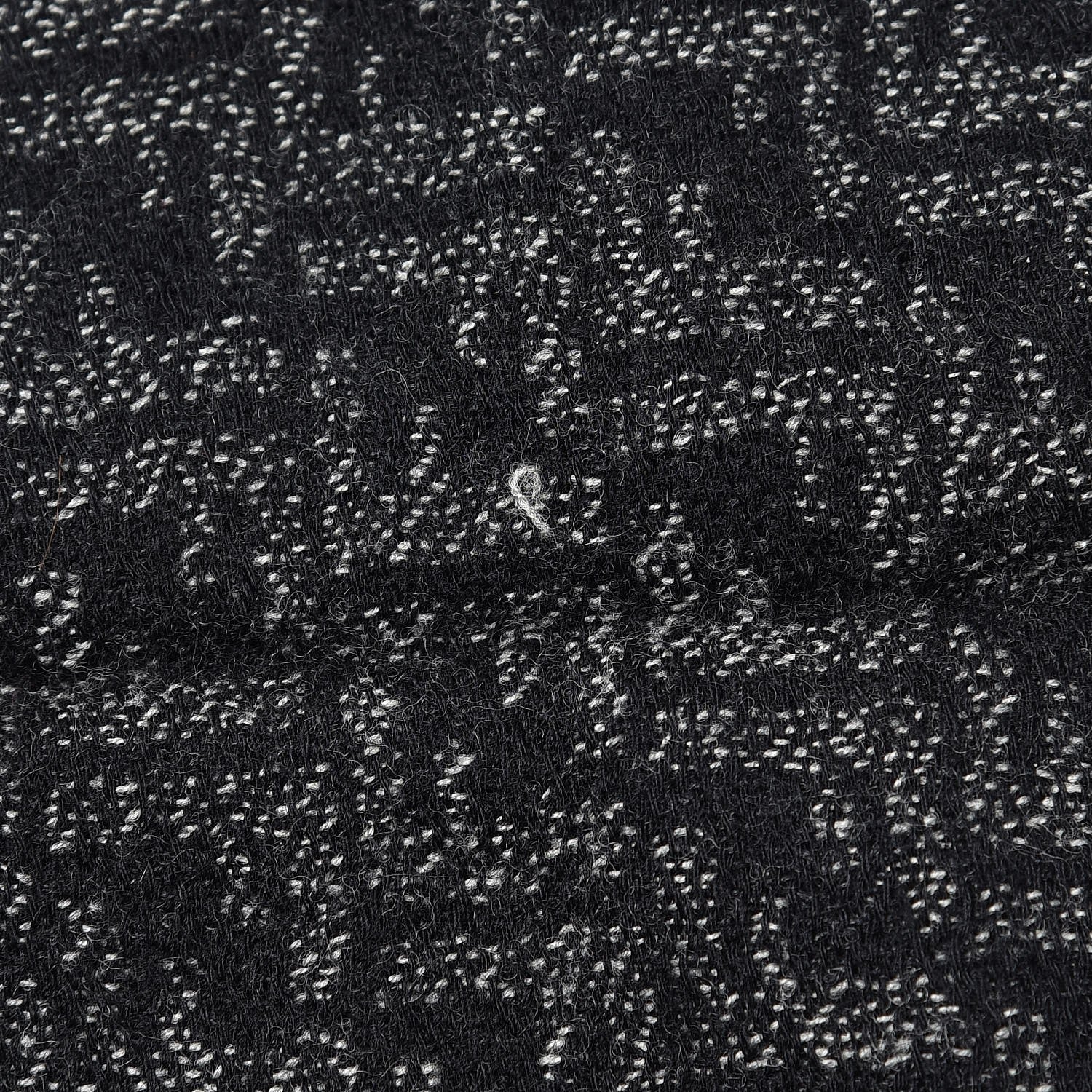 Fendi Wool FF Scarf Grey Black 7 of 8