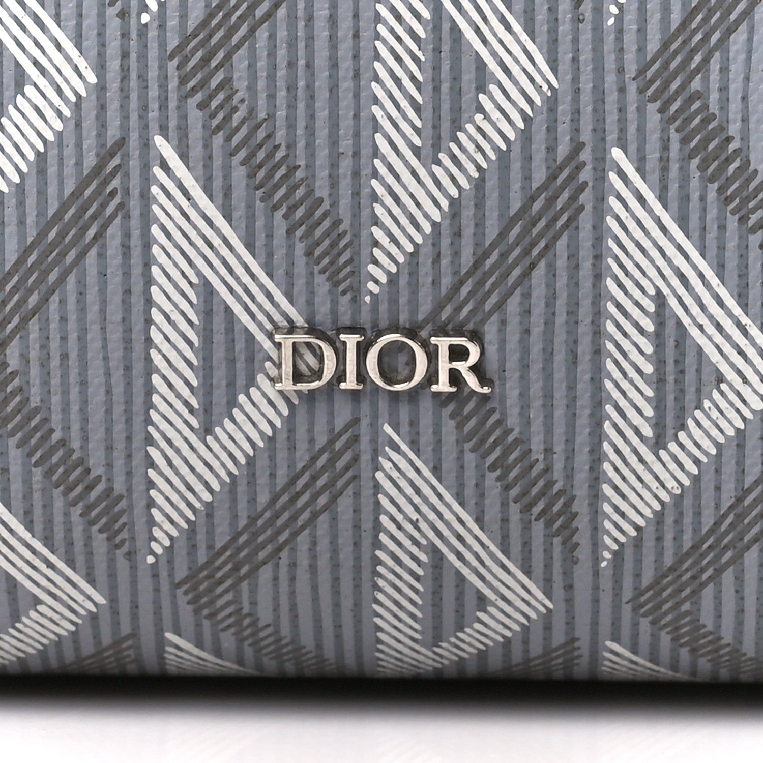 Christian Dior Coated Canvas CD Messenger Gray 8 of 13