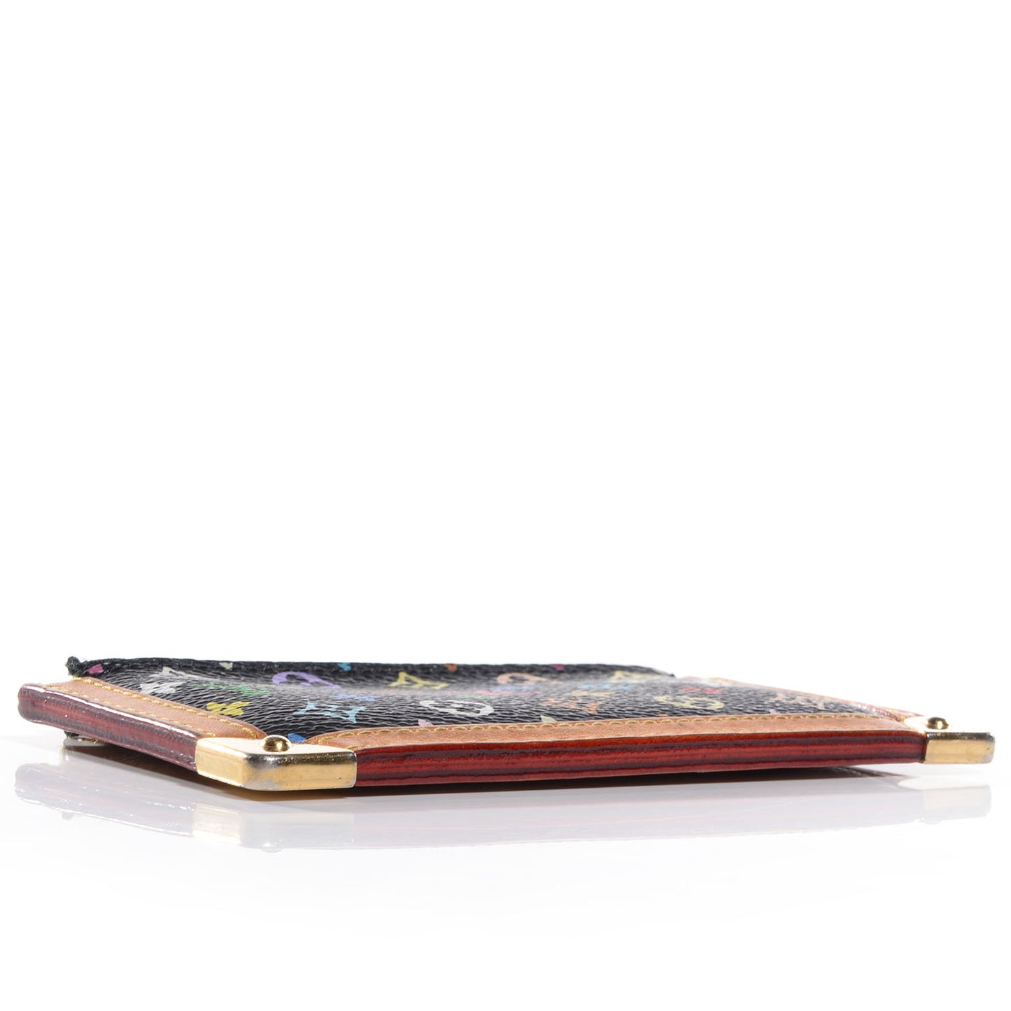 Monogram Multicolor Key Pouch Black