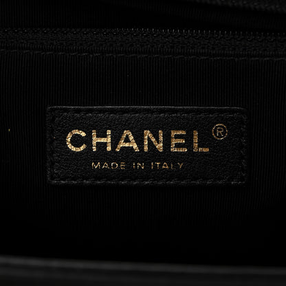 Chanel Glazed Calfskin Large Boy Flap Black 6 of 17