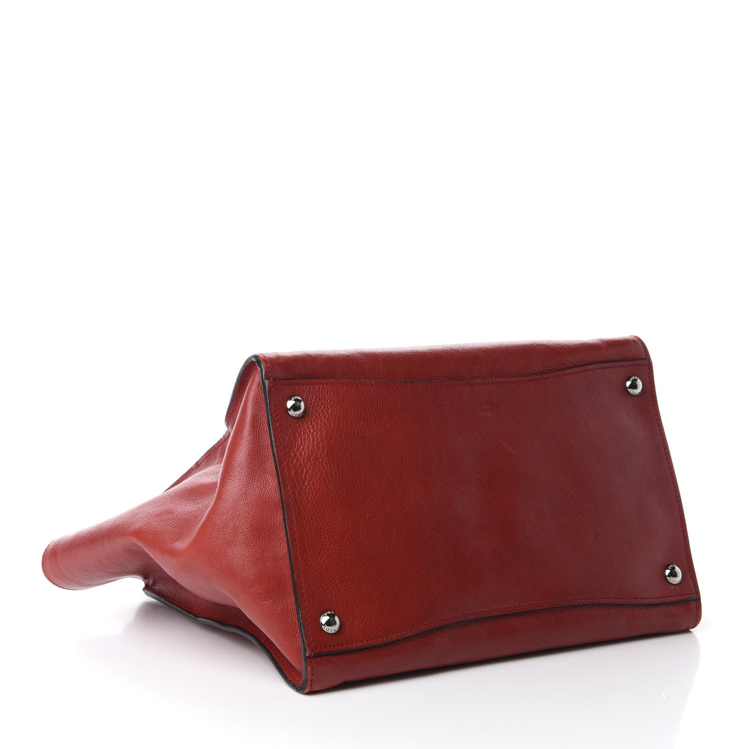 Prada Glace Calf Twin Pocket Tote Fuoco 4 of 14