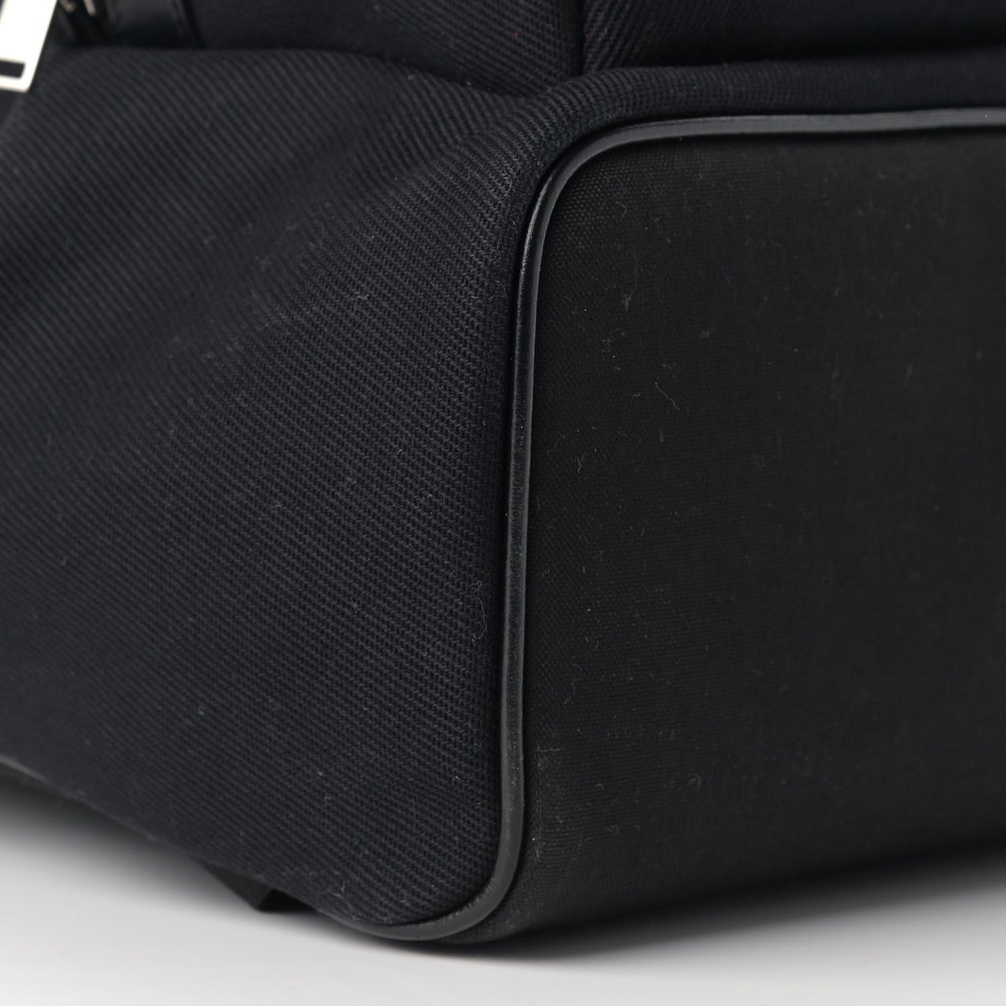 Canvas Signature Heaven Embroidered Mini City Backpack Black