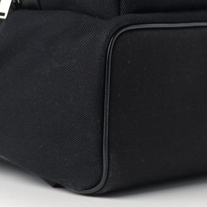 Saint Laurent Canvas Signature Heaven Embroidered Mini City Backpack Black 8 of 11