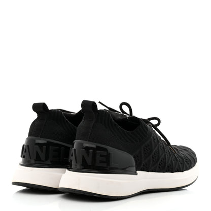 Chanel Fabric Logo Sneakers 38 Black 4 of 9
