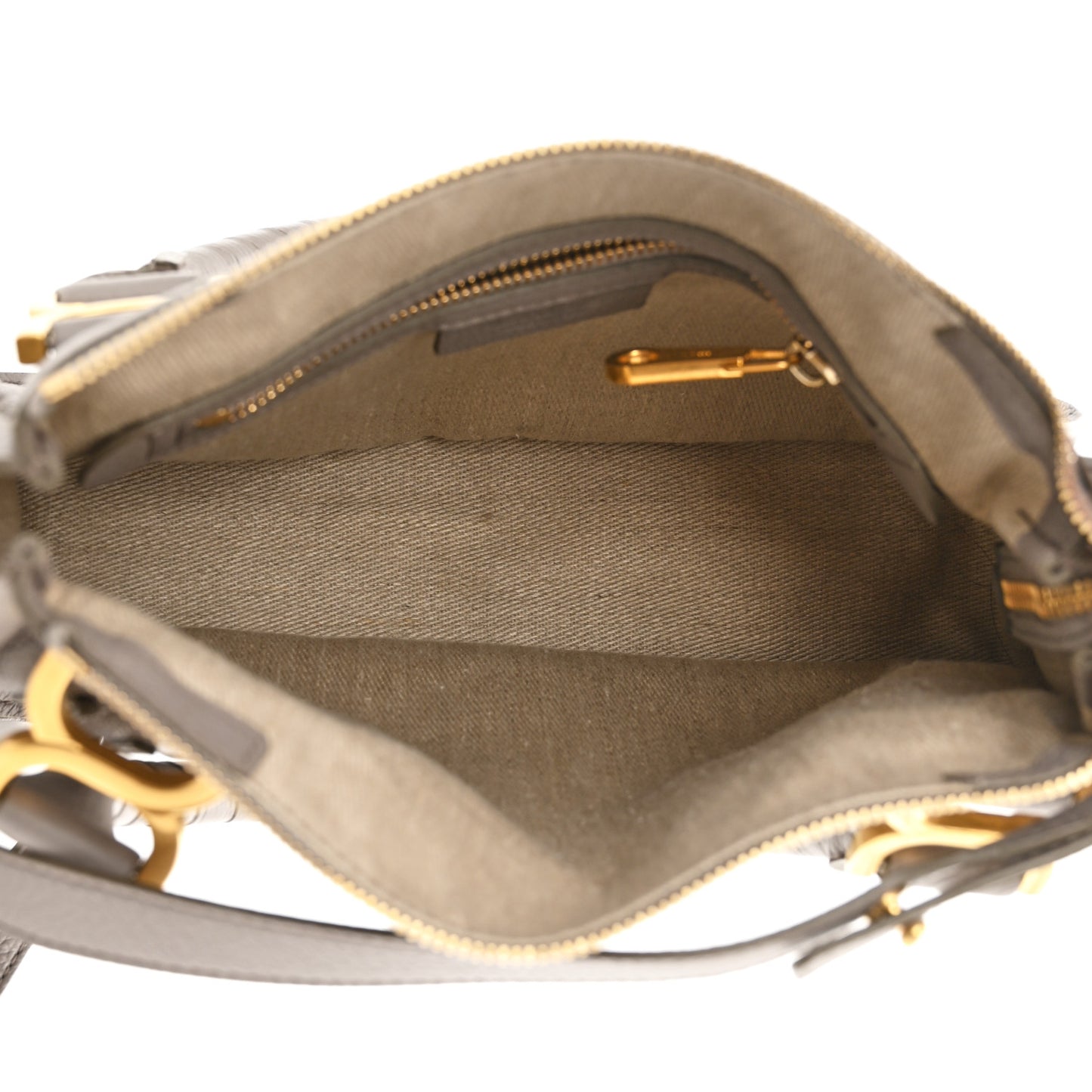 Calfskin Small Marcie Satchel Cashmere Grey