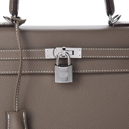 Hermes Epsom Kelly Sellier 25 Etoupe 37 of 38