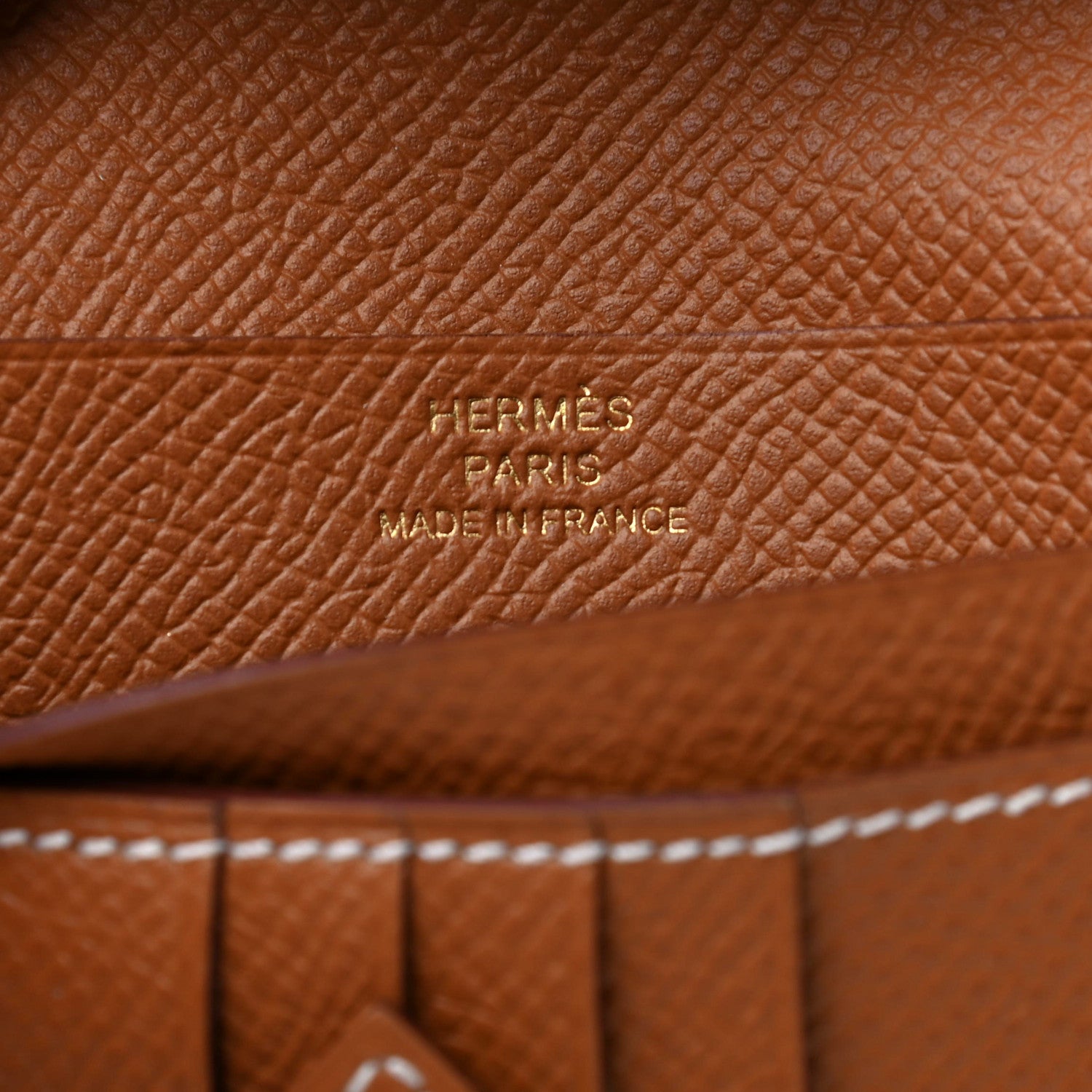 Hermes Epsom Bearn Compact Wallet Gold 6 of 8