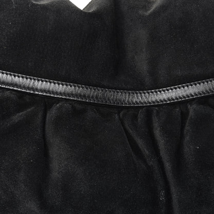 Fendi Suede Large Chef Shoulder Bag Black 14 of 17